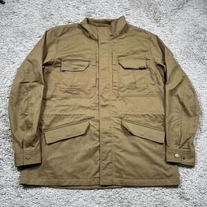 5.11 Tactical Watch Jacket Kangaroo Tan with Pockets Flex-Tac Mens Sz Large